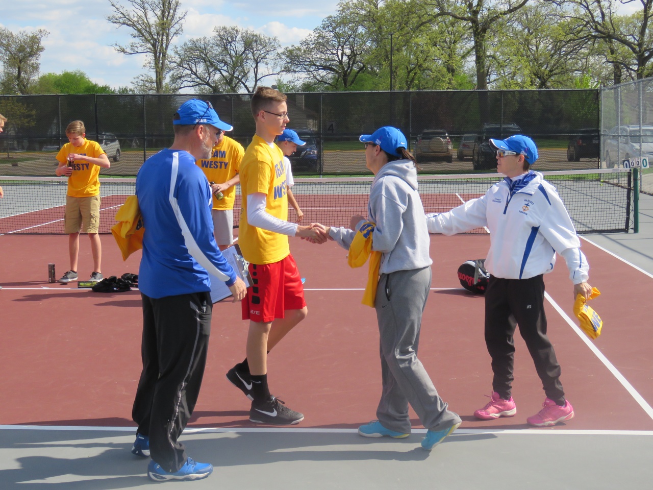 Boys Tennis Team Honors Wahlert Coach Linn Mar Community School District